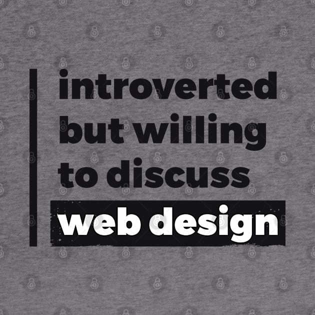 Introverted but willing to discuss web design (Pure Black Design) by Optimix